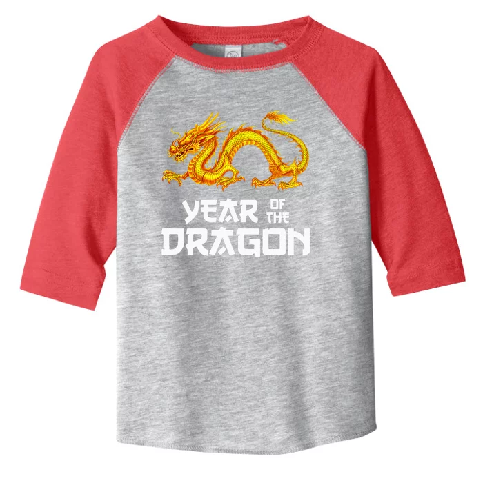 Chinese Lunar New Year 2024 Year Of The Dragon Toddler Fine Jersey T-Shirt