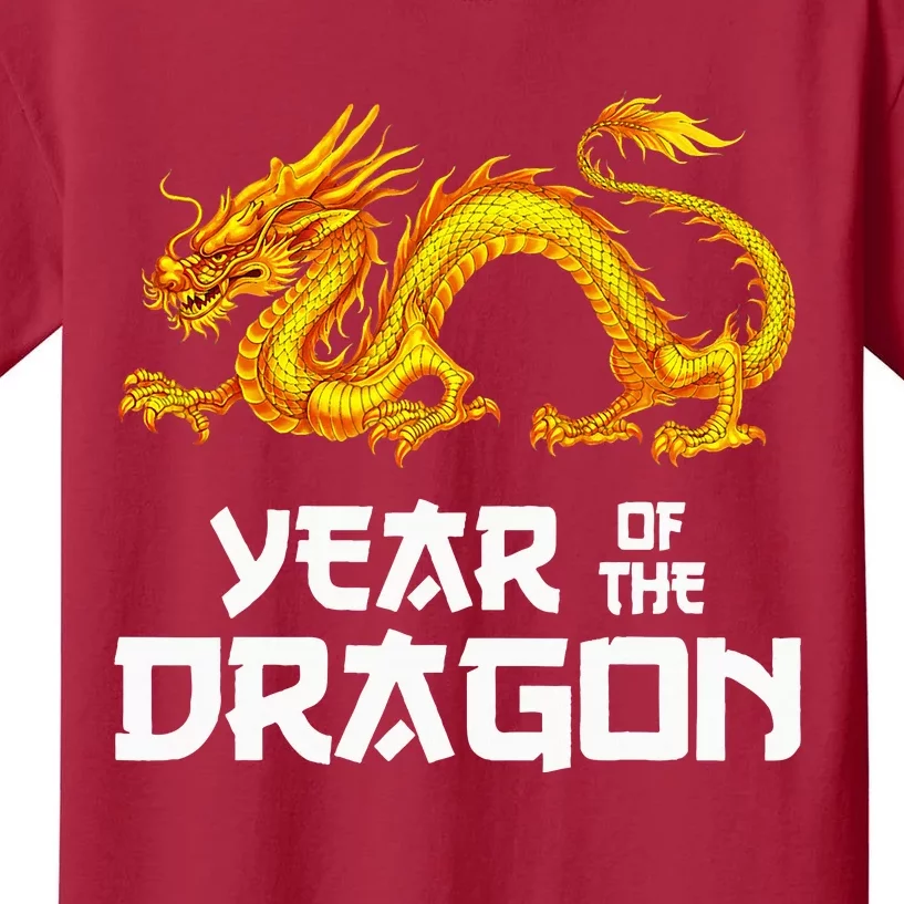 Chinese Lunar New Year 2024 Year Of The Dragon Kids T-Shirt