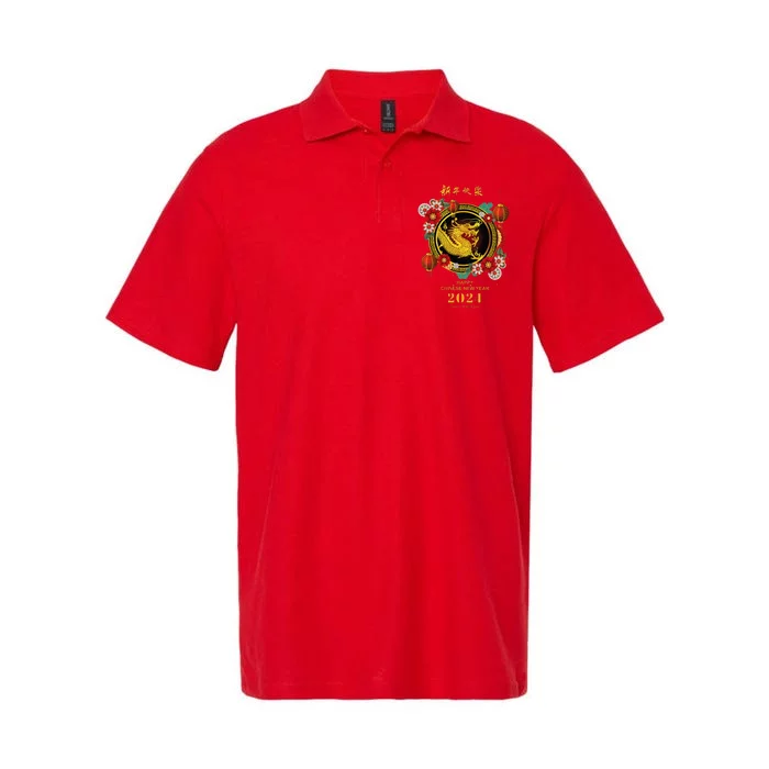 Chinese Lunar New Year 2024 Year Of The Dragon Softstyle Adult Sport Polo