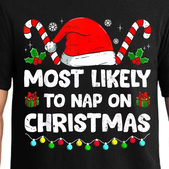 Christmas Likely Nap On Christmas Family Xmas Pajamas Pj Pajama Set