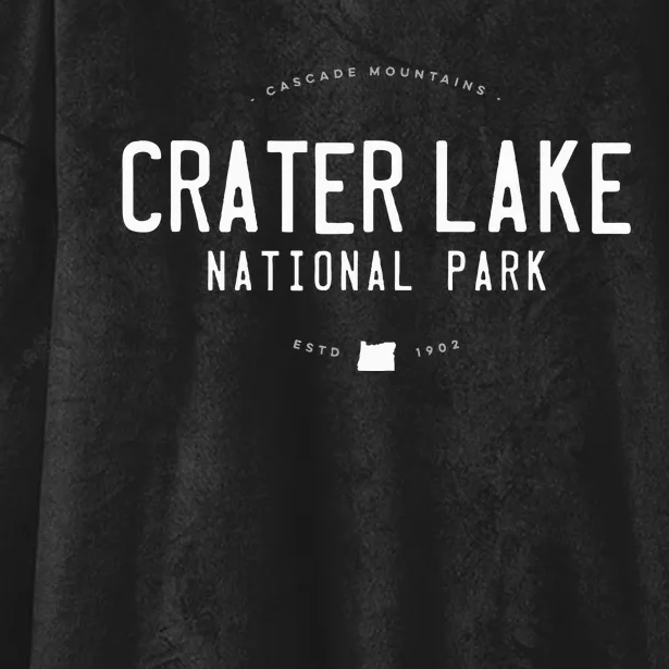 Crater Lake National Park Oregon Hooded Wearable Blanket