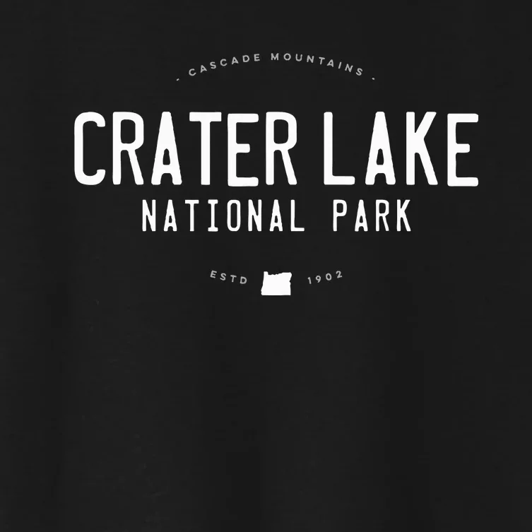 Crater Lake National Park Oregon Women's Crop Top Tee