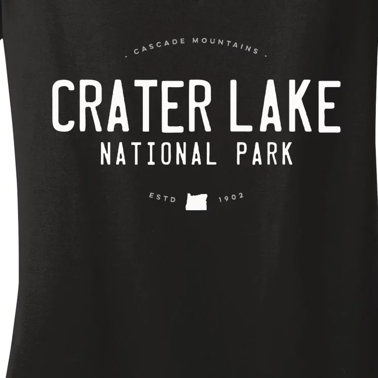 Crater Lake National Park Oregon Women's V-Neck T-Shirt