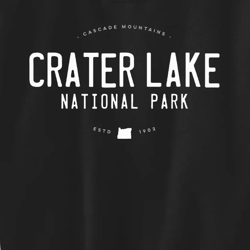 Crater Lake National Park Oregon Kids Sweatshirt