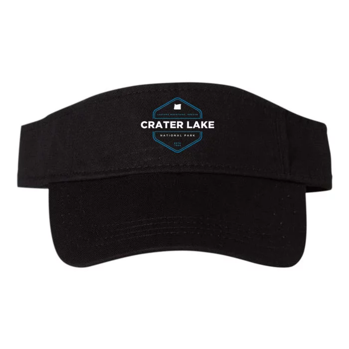 Crater Lake National Park Oregon Valucap Bio-Washed Visor