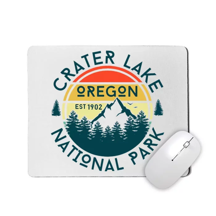 Crater Lake National Park Oregon Hiking Nature Outdoors Mousepad