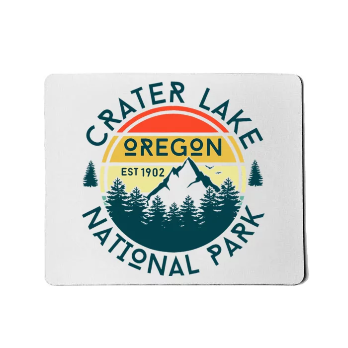 Crater Lake National Park Oregon Hiking Nature Outdoors Mousepad