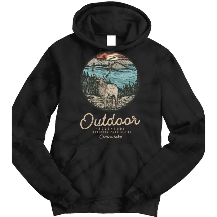 Crater Lake National Park Tie Dye Hoodie