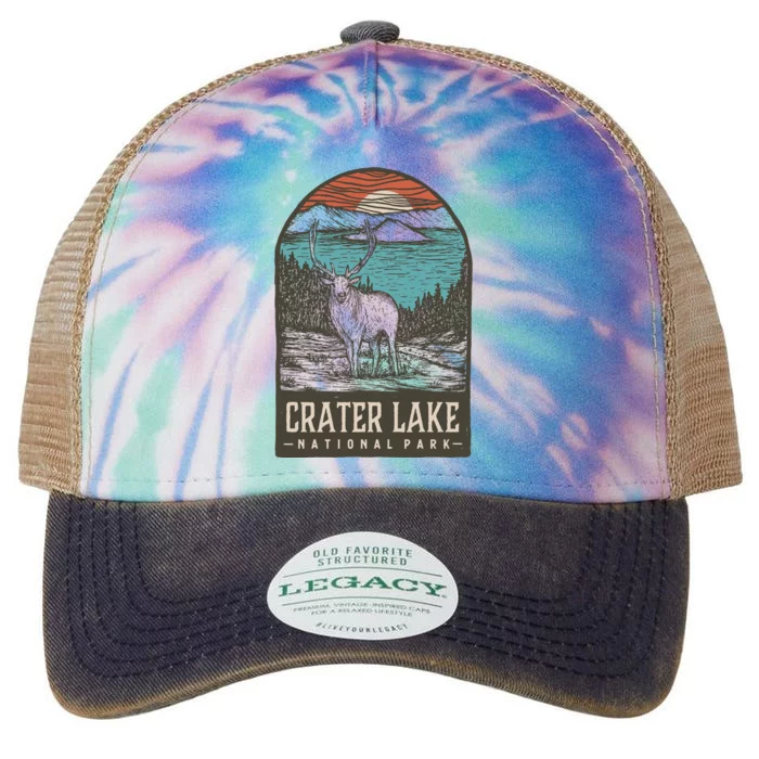 Crater Lake National Park Legacy Tie Dye Trucker Hat