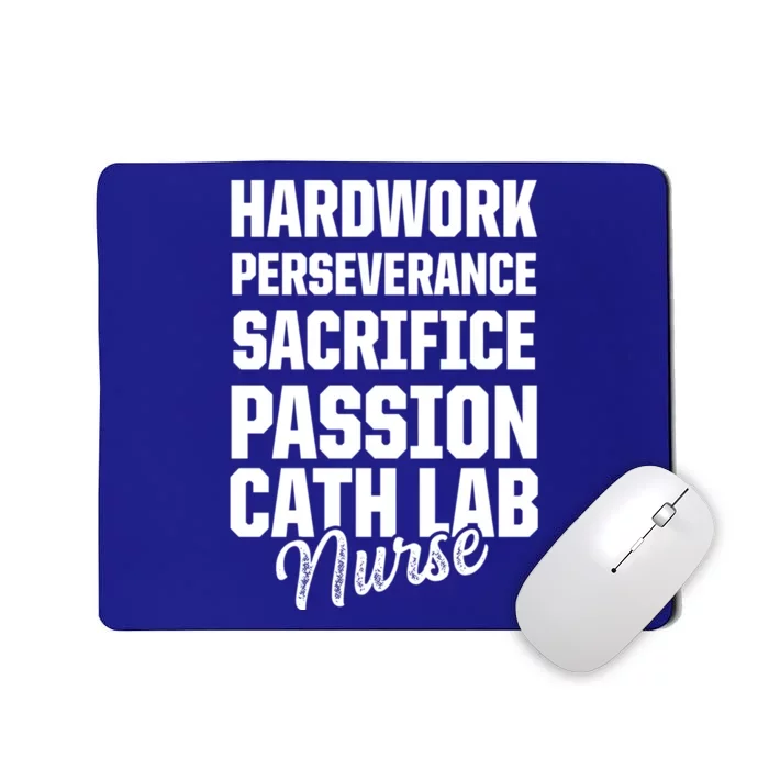 Cath Lab Nurse Passion Cardiac Nursing Rn Gift Mousepad