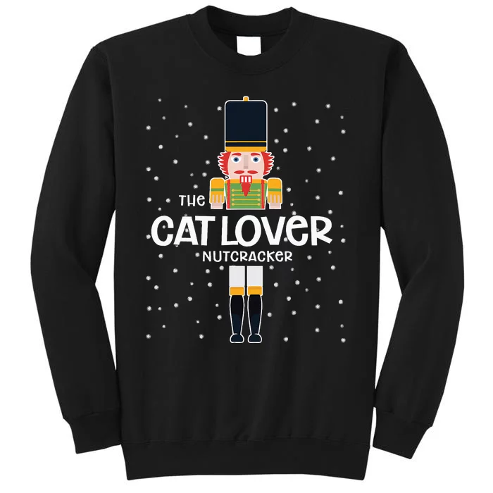 Cat Lover Nutcracker Family Matching Funny Pajama Sweatshirt