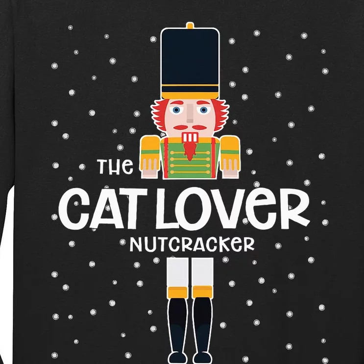 Cat Lover Nutcracker Family Matching Funny Pajama Tall Long Sleeve T-Shirt