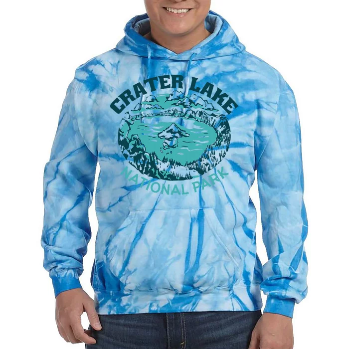 Crater Lake National Park Souvenir Mountain Hike Traveling Tie Dye Hoodie