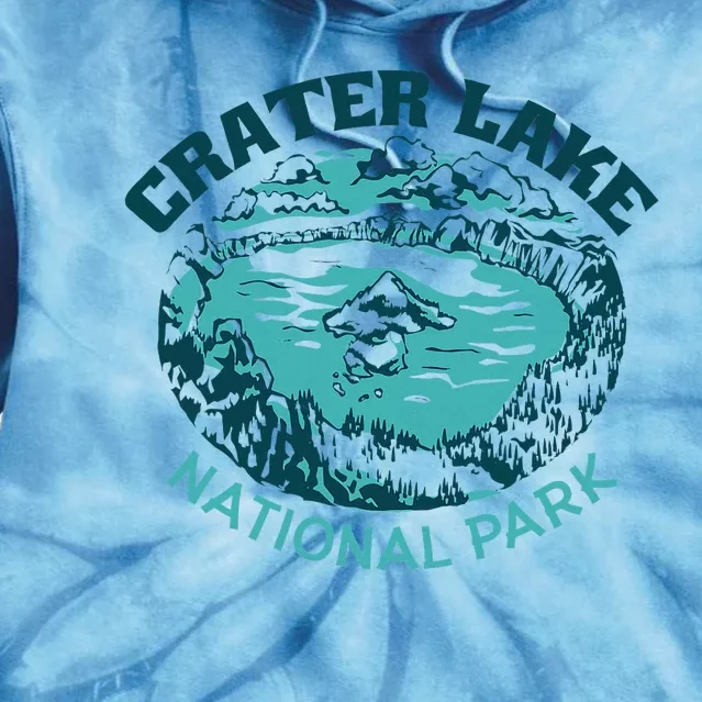 Crater Lake National Park Souvenir Mountain Hike Traveling Tie Dye Hoodie