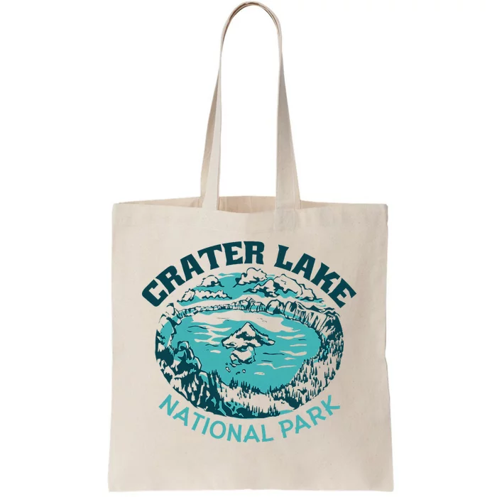 Crater Lake National Park Souvenir Mountain Hike Traveling Tote Bag