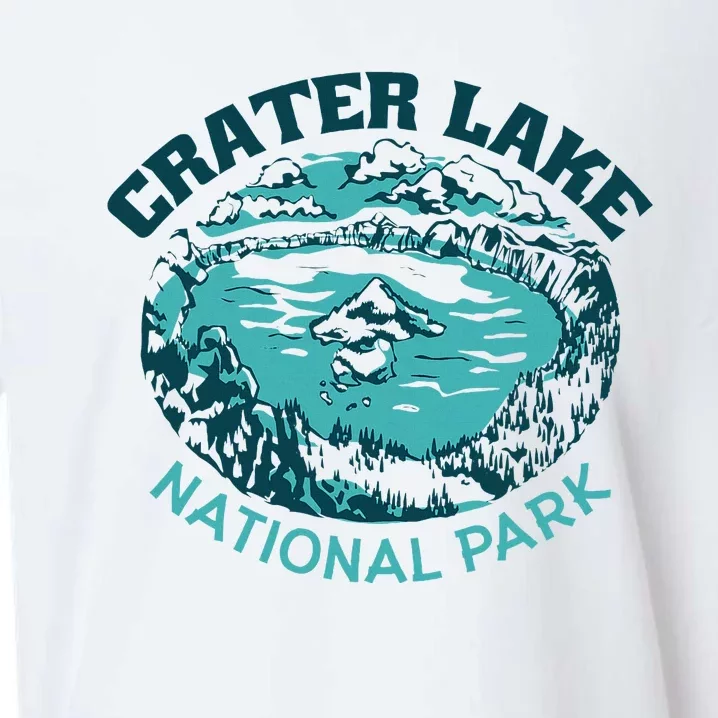 Crater Lake National Park Souvenir Mountain Hike Traveling Sueded Cloud Jersey T-Shirt