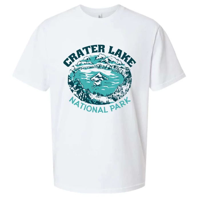 Crater Lake National Park Souvenir Mountain Hike Traveling Sueded Cloud Jersey T-Shirt