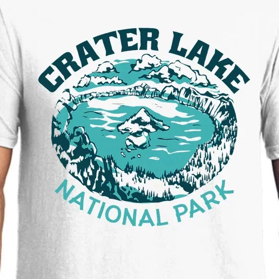 Crater Lake National Park Souvenir Mountain Hike Traveling Pajama Set