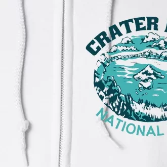 Crater Lake National Park Souvenir Mountain Hike Traveling Full Zip Hoodie