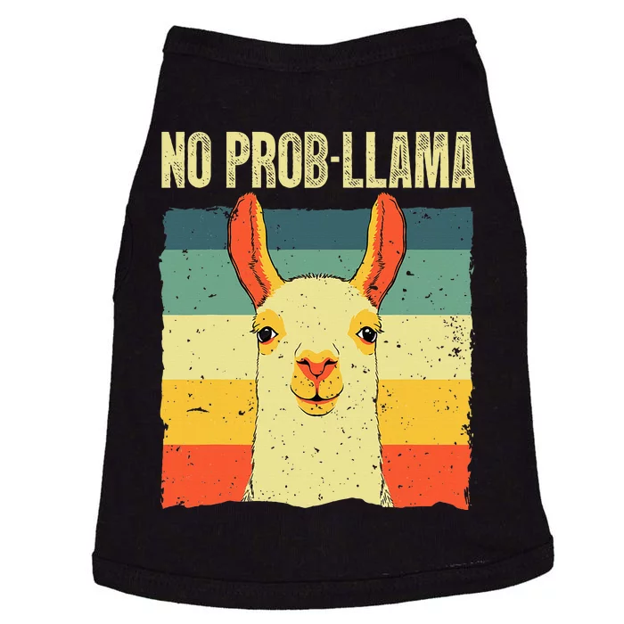 Cool Llama No Prob Llama Alpaca Farming Animal Doggie Tank