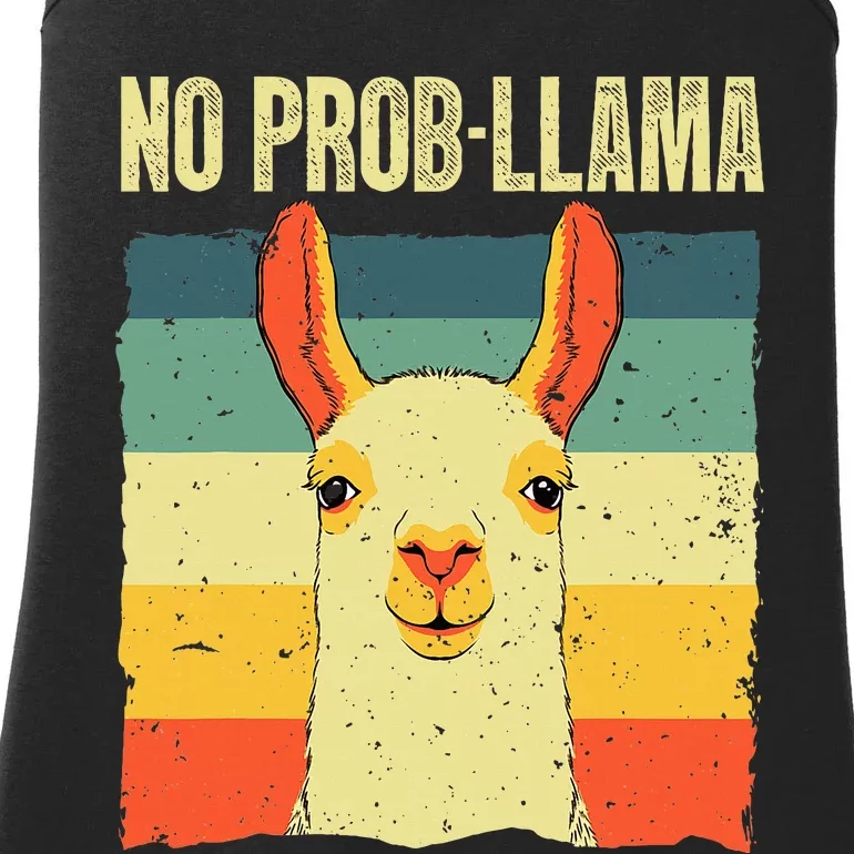 Cool Llama No Prob Llama Alpaca Farming Animal Ladies Essential Tank