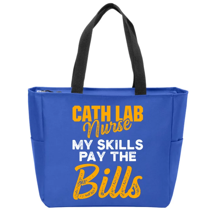 Cath Lab Nurse Skills Cardiac Nursing Rn Gift Zip Tote Bag