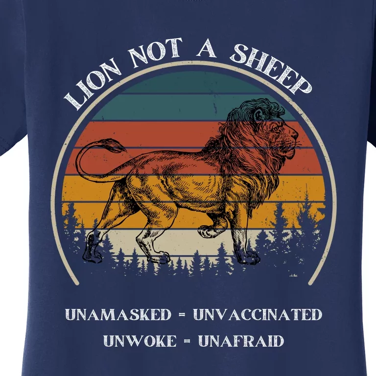 Conservative Lion Not A Sheep Women's T-Shirt