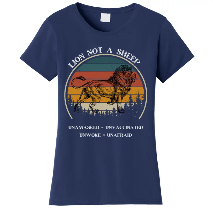 Conservative Lion Not A Sheep Women's T-Shirt