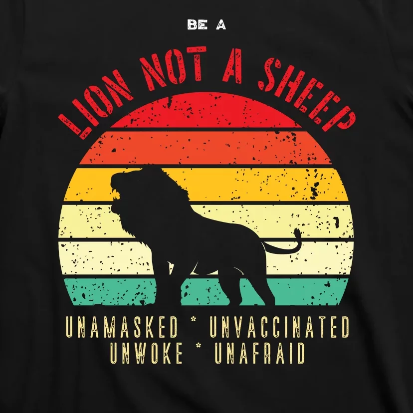 Conservative Lion Not A Sheep T-Shirt