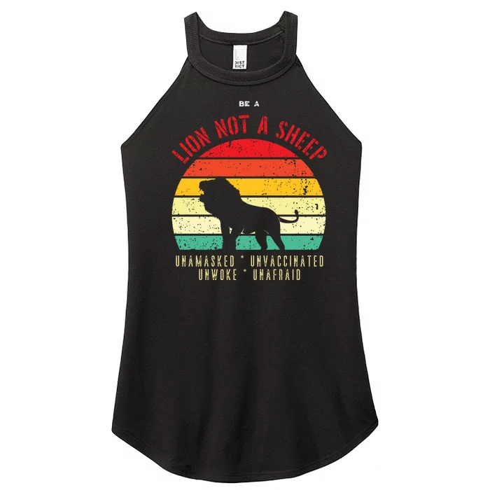 Conservative Lion Not A Sheep Women’s Perfect Tri Rocker Tank