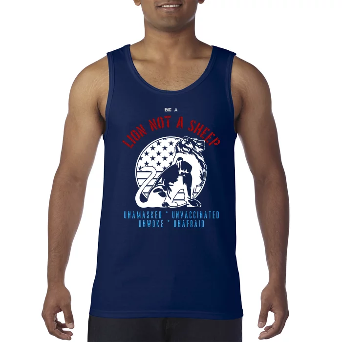 Conservative Lion Not A Sheep Tank Top