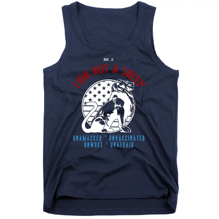 Conservative Lion Not A Sheep Tank Top