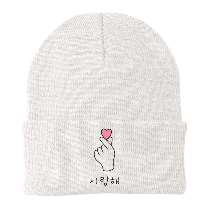 Crash Landing On You Kdrama Korean Heart Finger Knit Cap Winter Beanie