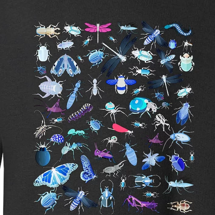 Cool Lots Of Bugs Toddler Sweatshirt