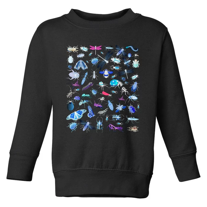 Cool Lots Of Bugs Toddler Sweatshirt