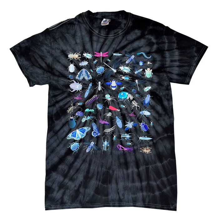 Cool Lots Of Bugs Tie-Dye T-Shirt