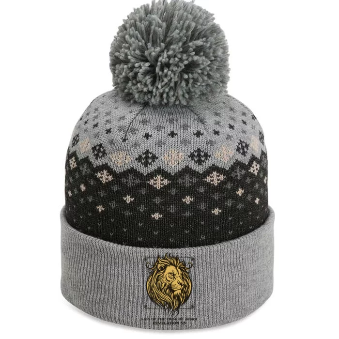 Christian Lion Of Judah Faith Gift The Baniff Cuffed Pom Beanie