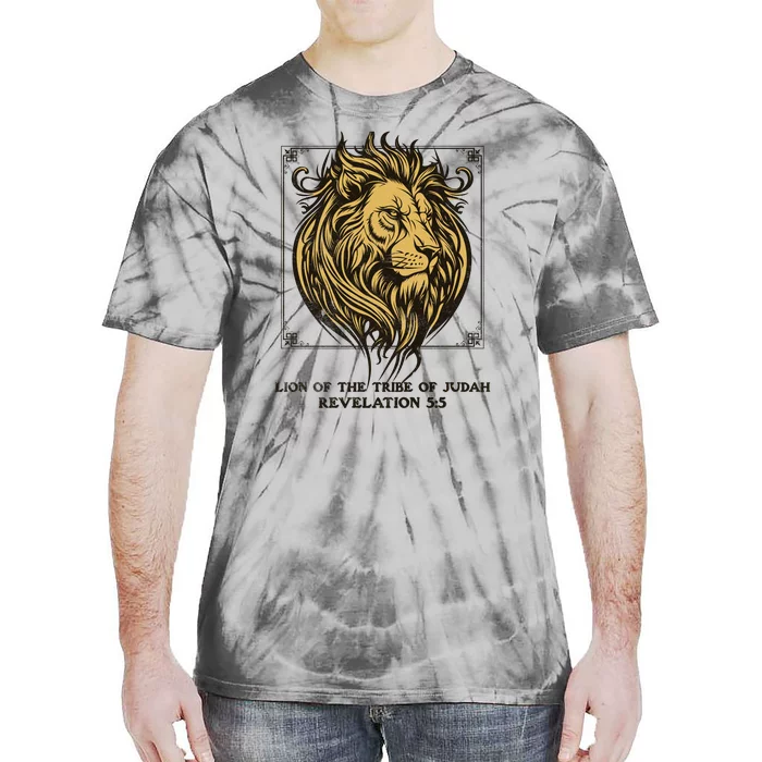 Christian Lion Of Judah Faith Gift Tie-Dye T-Shirt