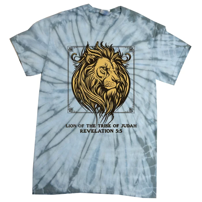 Christian Lion Of Judah Faith Gift Tie-Dye T-Shirt