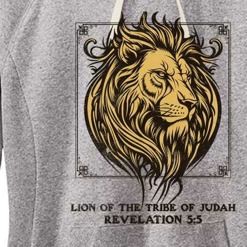 Christian Lion Of Judah Faith Gift Women's Fleece Hoodie