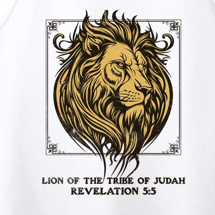 Christian Lion Of Judah Faith Gift Performance Tank