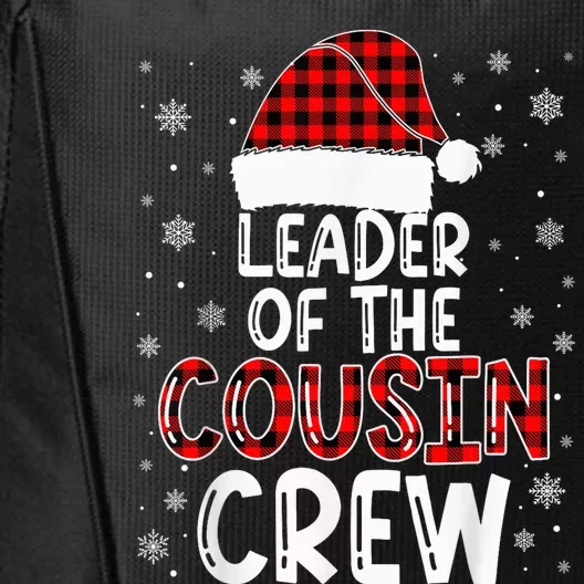 Christmas Leader Of The Cousin Crew Pajamas Family Xmas City Backpack