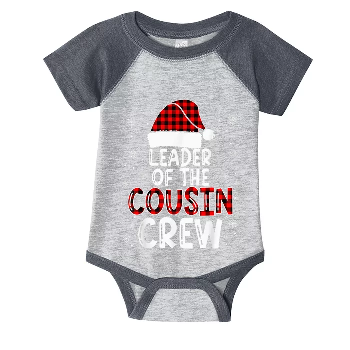 Christmas Leader Of The Cousin Crew Pajamas Family Xmas Infant Baby Jersey Bodysuit