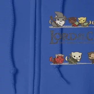 Cat Lord Of The Cats Cool Gift Funny Kitten Cool Gift Funny Gift Full Zip Hoodie