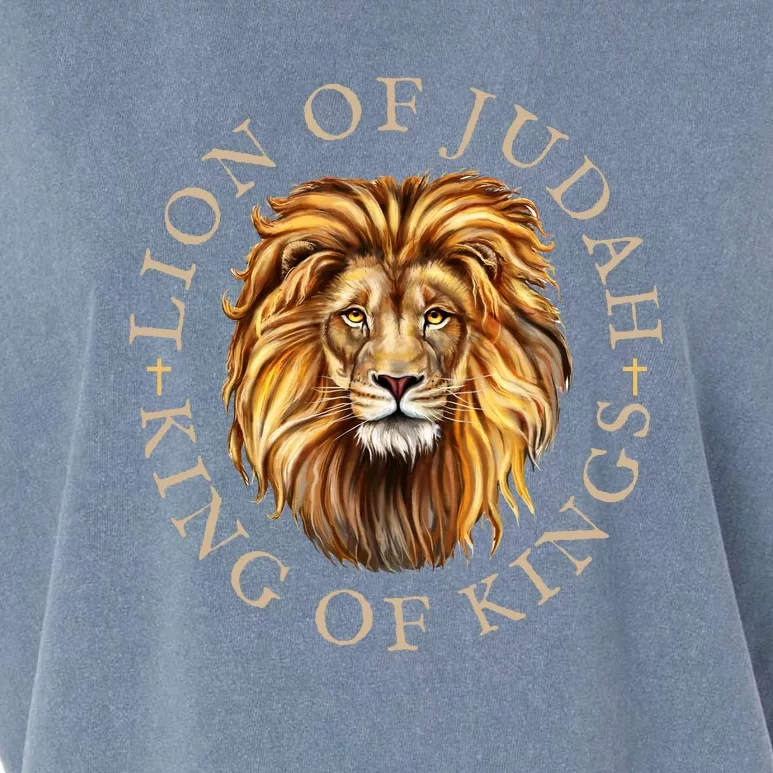 Christian Lion Of Judah Jesus Christ Gift Garment-Dyed Women's Muscle Tee