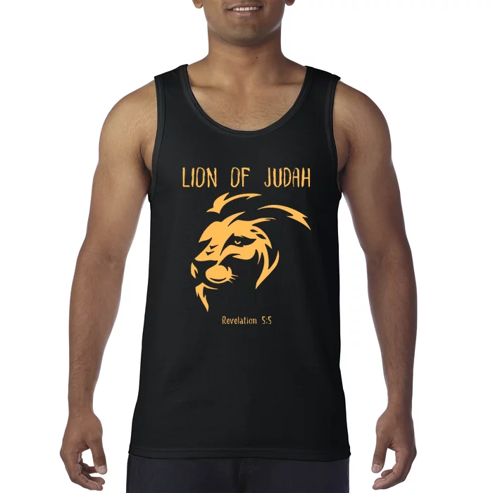 Christian Lion Of Judah Jesus Christ Gift Tank Top