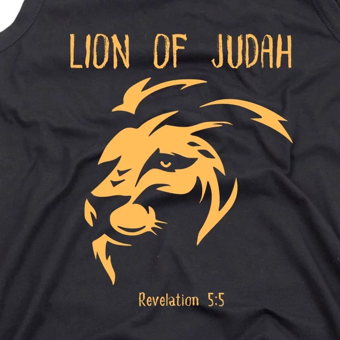 Christian Lion Of Judah Jesus Christ Gift Tank Top