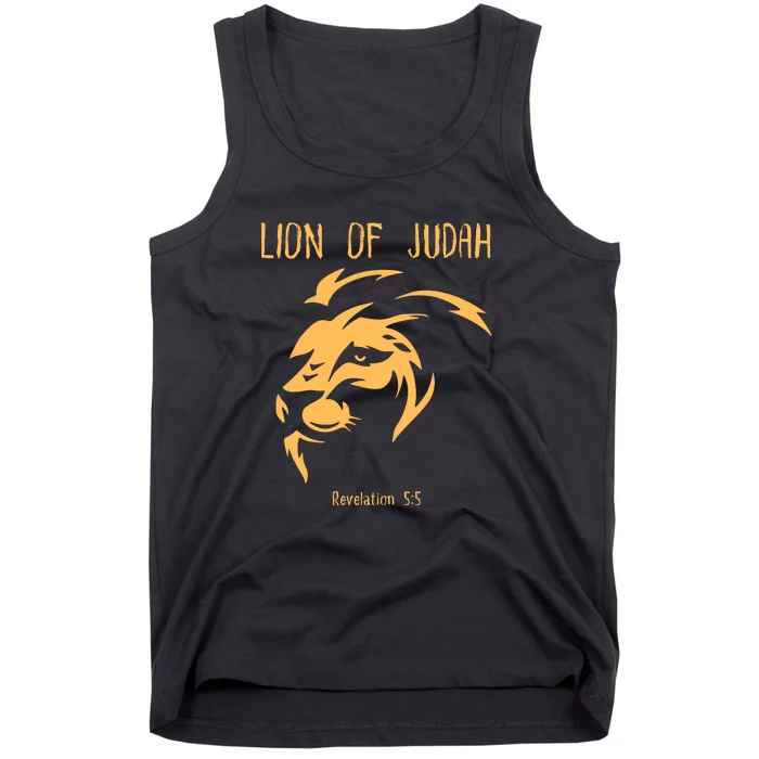 Christian Lion Of Judah Jesus Christ Gift Tank Top