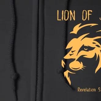 Christian Lion Of Judah Jesus Christ Gift Full Zip Hoodie