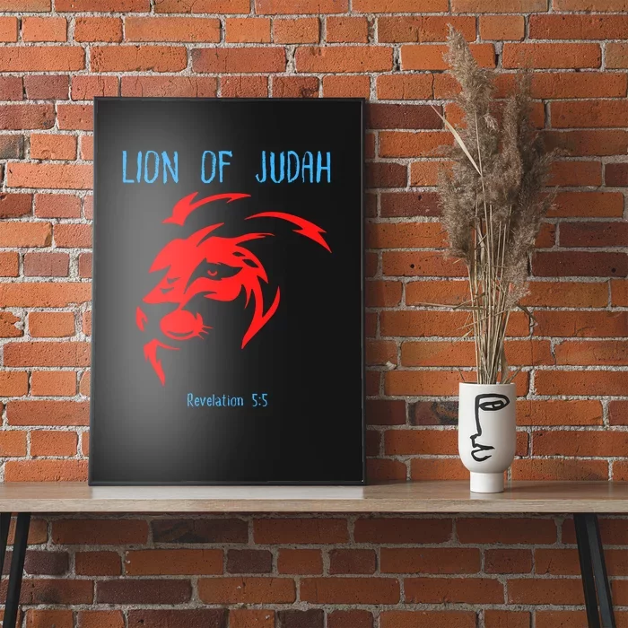 Christian Lion Of Judah Jesus Christ Gift Poster